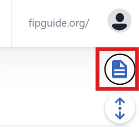 Switch language view in FIP Guide CMS
